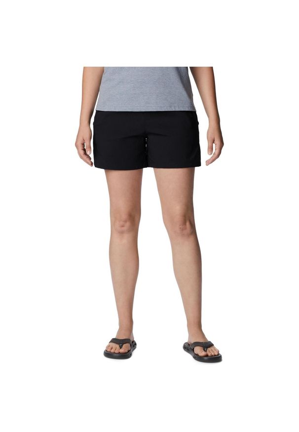 columbia - Damskie spodenki turystyczne Columbia Leslie Falls. Kolor: czarny. Sport: turystyka piesza