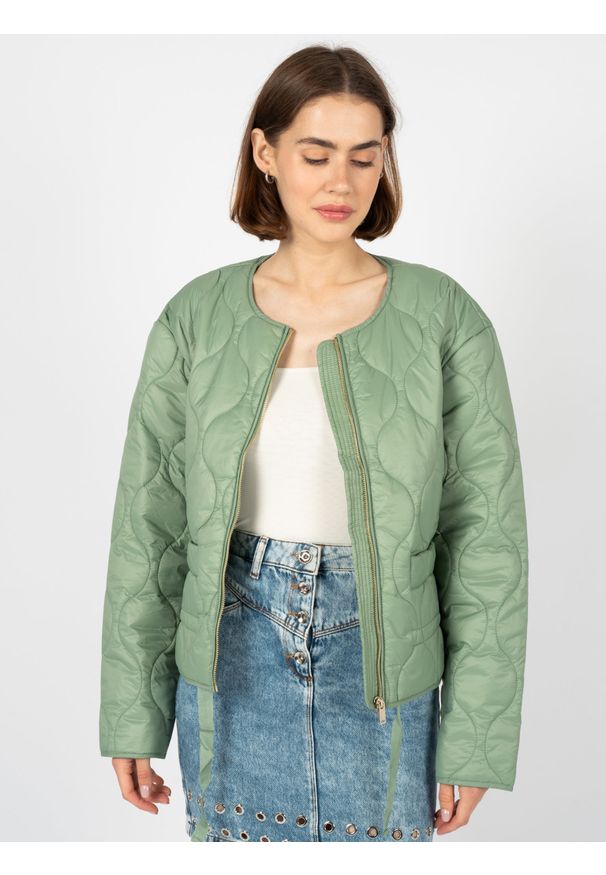 Silvian Heach Kurtka | GPP23505PI | Kobieta | Zielony. Okazja: na co dzień. Kolor: zielony. Materiał: poliamid. Styl: casual