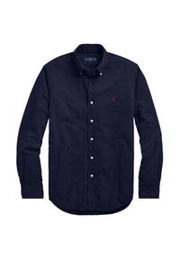 Polo Ralph Lauren Koszula Bsr 710723610 Granatowy Slim Fit. Typ kołnierza: polo. Kolor: niebieski. Materiał: bawełna #10