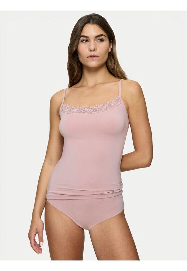 Triumph Top Feel Of Modal 10221654 Różowy Slim Fit. Kolor: różowy