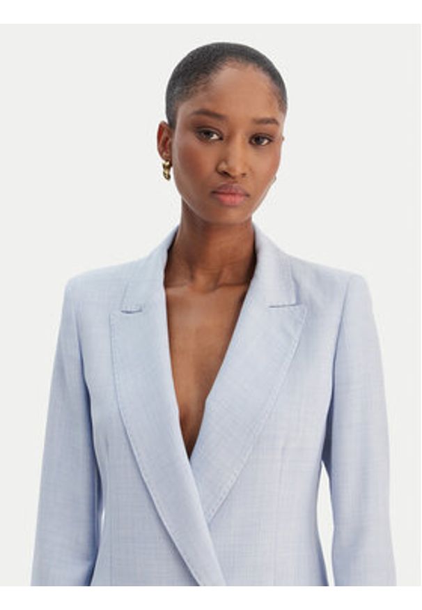 Marella Marynarka Canzone 2613041151 Błękitny Regular Fit. Kolor: niebieski. Materiał: syntetyk