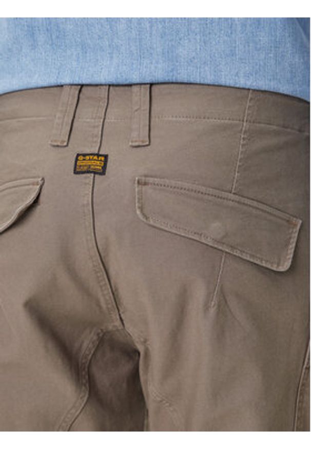 G-Star RAW - G-Star Raw Spodnie materiałowe Zip Pocket 3D D24307-E172 Zielony Skinny Fit. Kolor: zielony. Materiał: bawełna