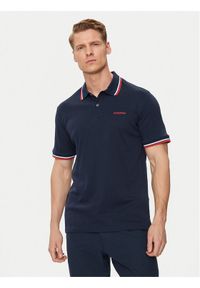 Jack & Jones - Jack&Jones Polo Campa 12250736 Granatowy Standard Fit. Typ kołnierza: polo. Kolor: niebieski. Materiał: bawełna #1