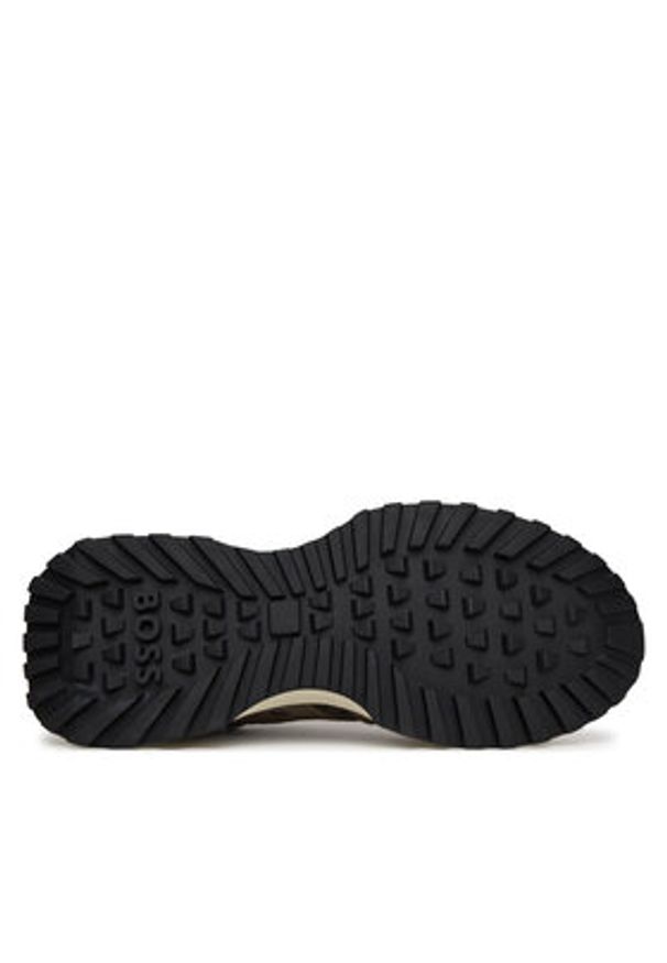 BOSS Sneakersy Jonah 50542119 Brązowy. Kolor: brązowy. Materiał: zamsz, skóra