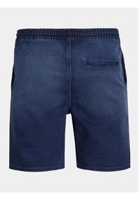 Jack & Jones - Jack&Jones Szorty jeansowe Chris 12249170 Niebieski Relaxed Fit. Kolor: niebieski. Materiał: bawełna