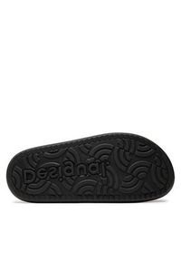 Desigual Klapki 24SSSP03 Czarny. Kolor: czarny. Materiał: skóra #5