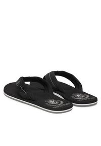 TOMMY HILFIGER - Tommy Hilfiger Japonki Patch Hilfiger Beach Sandal FM0FM05804 Czarny. Kolor: czarny. Materiał: materiał #5