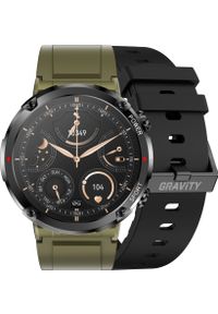 Smartwatch Gravity Zegarek męski SMARTWATCH GRAVITY GT21-7 khaki/khaki/BK. Rodzaj zegarka: smartwatch. Kolor: brązowy #1