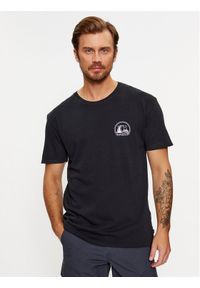 Quiksilver T-Shirt Cleancircle EQYZT07491 Czarny Regular Fit. Kolor: czarny. Materiał: bawełna