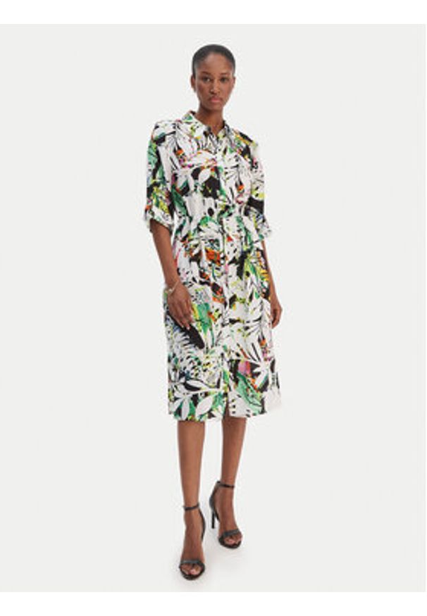 Joseph Ribkoff Sukienka koszulowa 261623 Kolorowy Regular Fit. Materiał: syntetyk. Wzór: kolorowy. Typ sukienki: koszulowe
