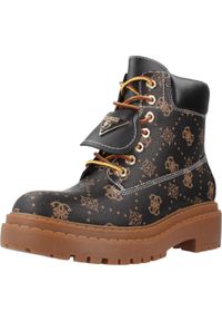 Guess - GUESS FLTLVY FAL10 Czarny. Kolor: czarny. Materiał: syntetyk, skóra. Styl: sportowy