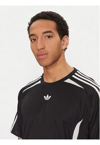 Adidas - adidas T-Shirt adicolor Teamgeist JC6229 Czarny Loose Fit. Kolor: czarny. Materiał: syntetyk #3