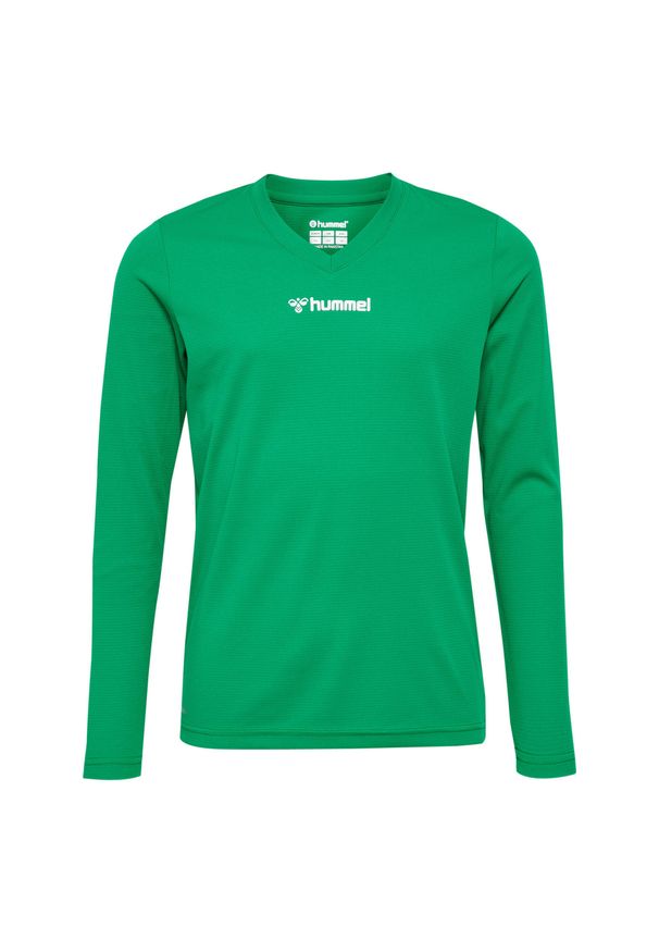 Dziecięca koszulka z długim rękawem Hummel BL Essential. Kolor: zielony. Długość rękawa: długi rękaw. Długość: długie. Sport: koszykówka