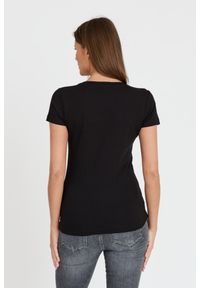 Guess - GUESS Czarny t-shirt 4G LOGO TEE. Kolor: czarny #6