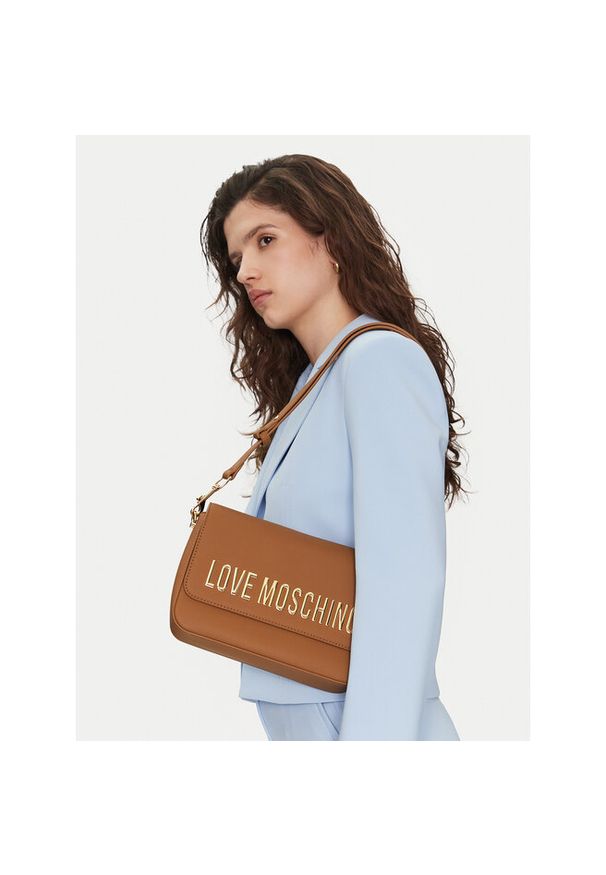 Love Moschino - Torebka LOVE MOSCHINO. Kolor: brązowy