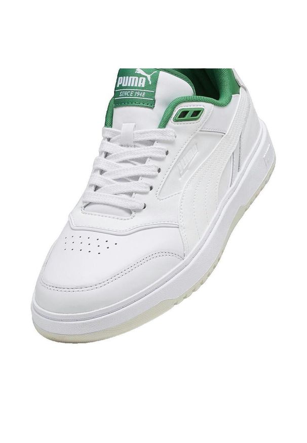 Buty Sportowe Puma Doublecourt. Kolor: biały, wielokolorowy, zielony