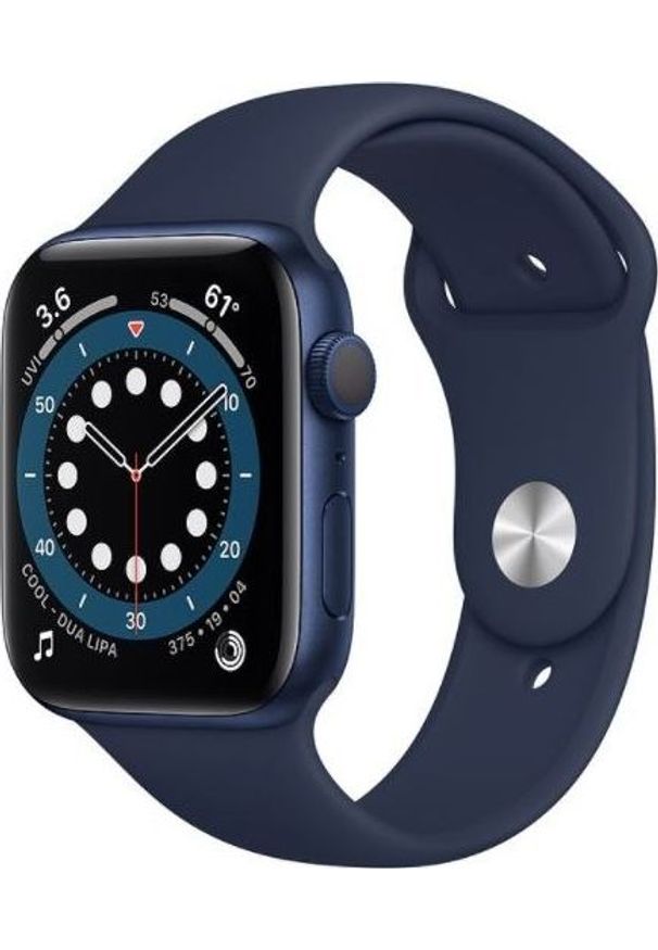 APPLE - Smartwatch Apple Watch Series 6 GPS + Cellular 40mm Blue Alu Navy Sport Granatowy (M06Q3WB/A). Rodzaj zegarka: smartwatch. Kolor: niebieski. Styl: sportowy