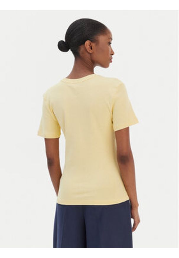 TOMMY HILFIGER - Tommy Hilfiger T-Shirt New Cody WW0WW40587 Żółty Slim Fit. Kolor: żółty. Materiał: bawełna