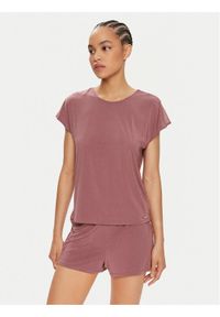 Calvin Klein Underwear Koszulka piżamowa 000QS7157E Różowy Relaxed Fit. Kolor: różowy