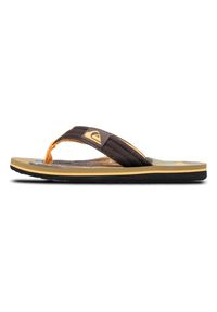 Quiksilver - Sandały dla Chłopcy MOLOKAI LAYBACK Brązowy. Kolor: brązowy. Materiał: bawełna. Sezon: lato
