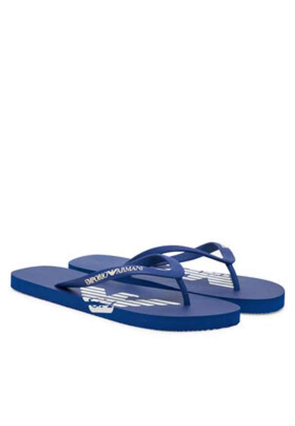 Emporio Armani Japonki XVQS08 XN746 U540 Niebieski. Kolor: niebieski