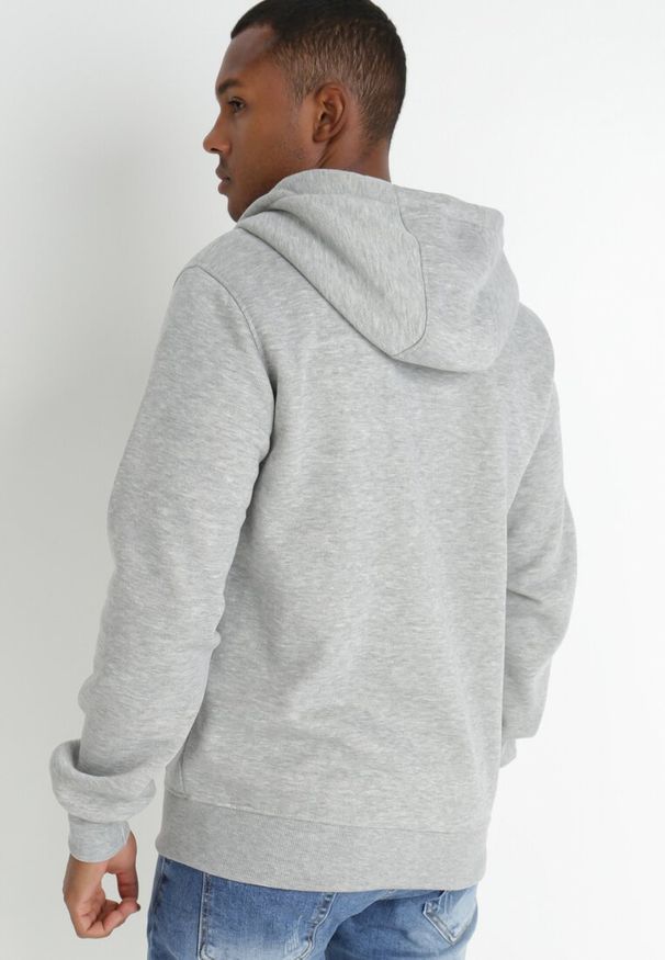 Born2be - Szara Bluza z Kapturem Gorgo. Okazja: na co dzień. Typ kołnierza: kaptur. Kolor: szary. Materiał: jeans. Długość rękawa: długi rękaw. Długość: długie. Styl: klasyczny, casual, elegancki