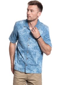 Mustang - MĘSKA KOSZULA JEANSOWA MUSTANG CHOPPER SHIRT 1009597 5000 216. Materiał: jeans #9