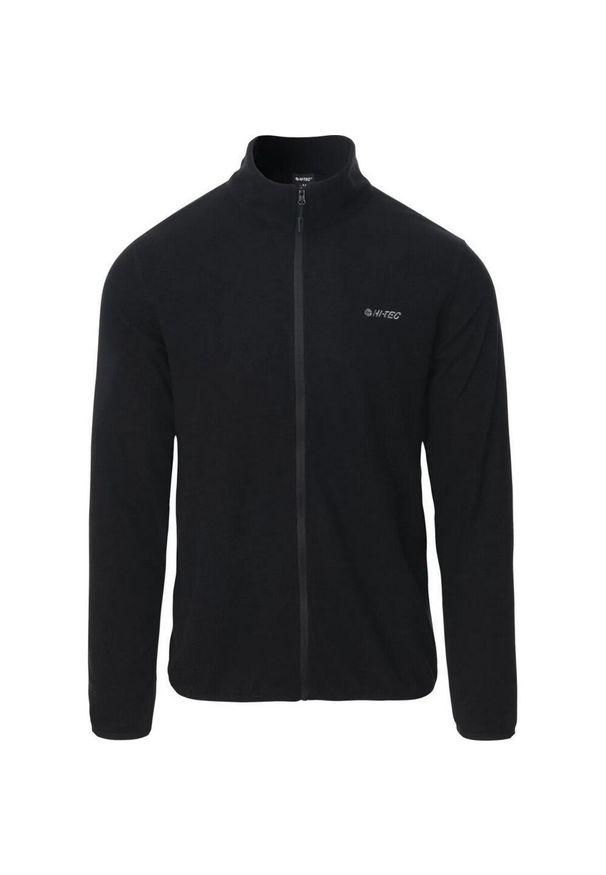 Hi-tec - Męska Bluza Polarowa Damis II. Kolor: czarny. Materiał: polar. Sezon: zima. Styl: sportowy. Sport: turystyka piesza