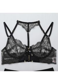 Intica - Zestaw bielizny koronkowej z regulowanymi ramiączkami Karrie. Kolor: czerwony. Materiał: koronka. Wzór: koronka #8