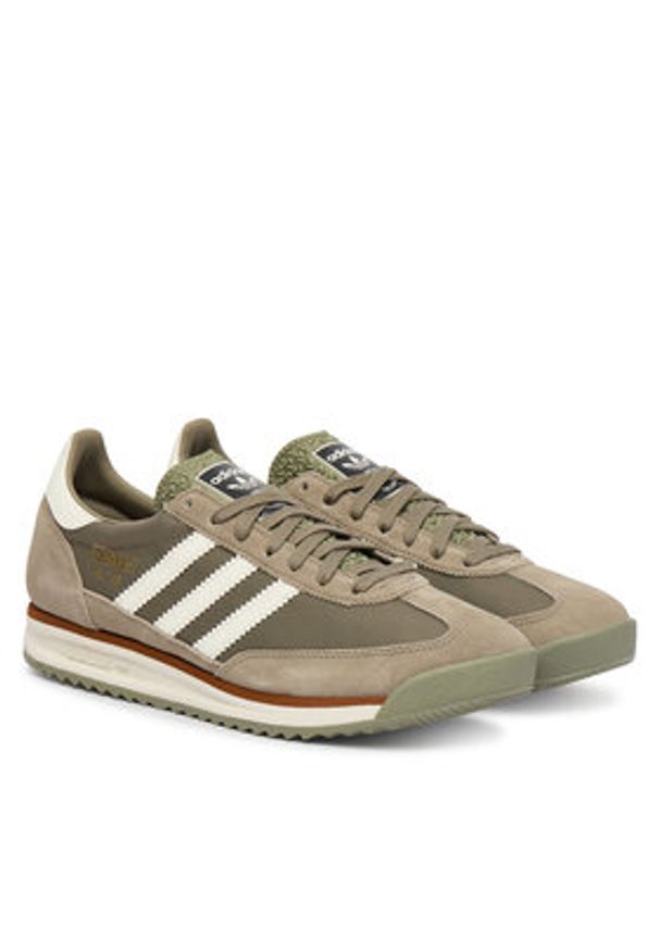 Adidas - adidas Sneakersy Sl 72 Rs JQ9719 Brązowy. Kolor: brązowy. Materiał: zamsz, skóra