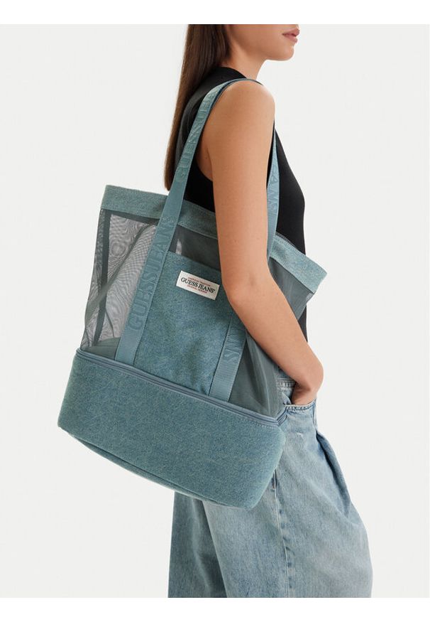 Guess Jeans Torebka CWBEO-GUESS-M-004-09 Niebieski. Kolor: niebieski