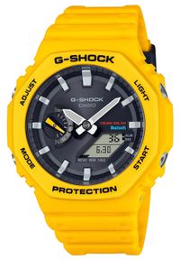 G-Shock - G-SHOCK ZEGAREK Octagon Yellow CasiOak GA-B2100C-9AER. Rodzaj zegarka: cyfrowe. Materiał: tworzywo sztuczne