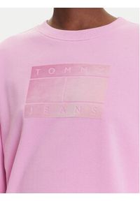 Tommy Jeans Bluza Gradient Flag DW0DW21396 Różowy Relaxed Fit. Kolor: różowy. Materiał: bawełna. Wzór: gradientowy #3