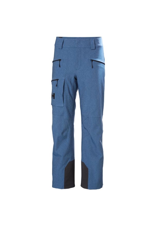 Spodnie narciarskie dla kobiet Helly Hansen Powderqueen. Kolor: niebieski. Materiał: puch. Sezon: zima. Sport: narciarstwo