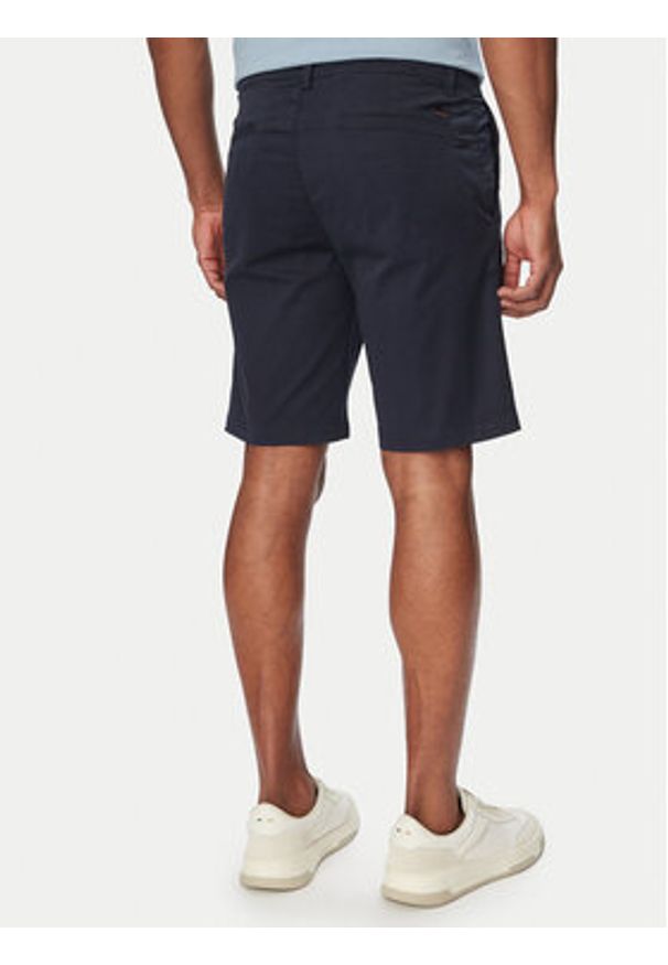 BOSS Szorty materiałowe Chino 50559292 Granatowy Slim Fit. Kolor: niebieski. Materiał: bawełna