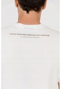 Aeronautica Militare - AERONAUTICA MILITARE Biały bawełniany t-shirt męski, Rozmiar XXL. Kolor: biały. Materiał: bawełna. Długość rękawa: krótki rękaw. Długość: krótkie #6
