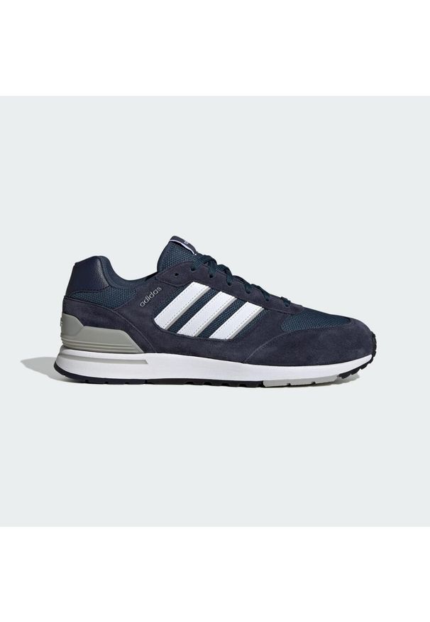 Adidas - Buty Run 80s. Kolor: szary, niebieski, wielokolorowy, biały. Styl: retro. Sport: bieganie