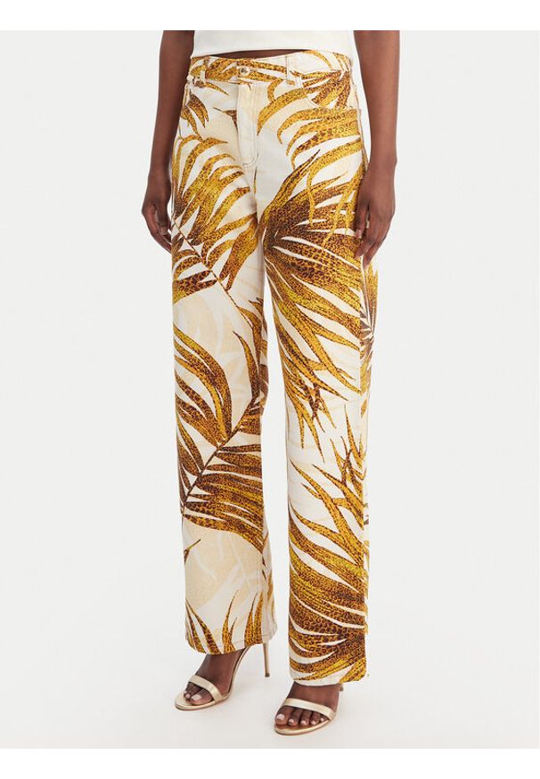 Just Cavalli Jeansy 80PAB5L8 CESCB Écru Loose Fit