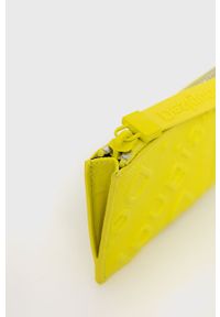 Desigual - Portfel. Kolor: żółty. Materiał: materiał. Wzór: gładki #2