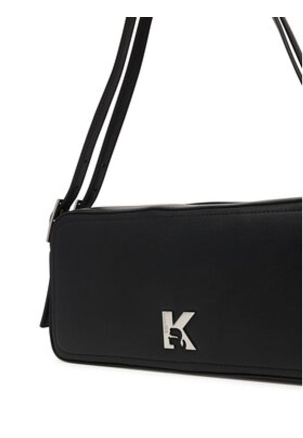 Karl Lagerfeld Jeans Torebka B2W30127 Czarny. Kolor: czarny. Materiał: skórzane