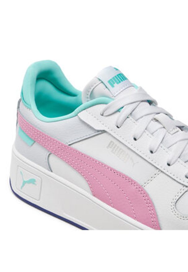 Puma Sneakersy Carina Street 393846 11 Biały. Kolor: biały. Materiał: skóra