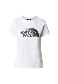 Koszulka The North Face Easy 0A87N6FN41 - biała. Kolor: biały. Materiał: bawełna. Długość rękawa: krótki rękaw. Długość: krótkie #1