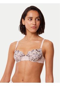 Triumph Biustonosz balkonetka Sensual Spotlight 10219847 Beżowy. Kolor: beżowy. Materiał: syntetyk