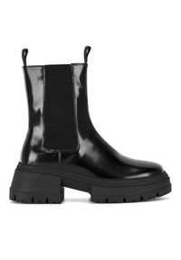 Nine West Sztyblety WFA3033-8 Czarny. Kolor: czarny. Materiał: materiał