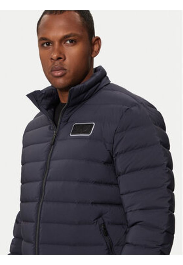 EA7 Emporio Armani Kurtka puchowa 6DPB14 PNHAZ 1562 Granatowy Regular Fit. Kolor: niebieski. Materiał: syntetyk