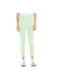 LEONE 1947 APPAREL - Podstawowe joggery damskie. Kolor: zielony. Materiał: tkanina. Sport: fitness