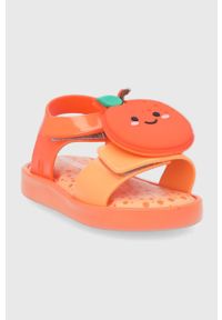 melissa - Melissa sandały dziecięce Jump Fruitland kolor pomarańczowy. Zapięcie: rzepy. Kolor: pomarańczowy. Materiał: kauczuk, guma