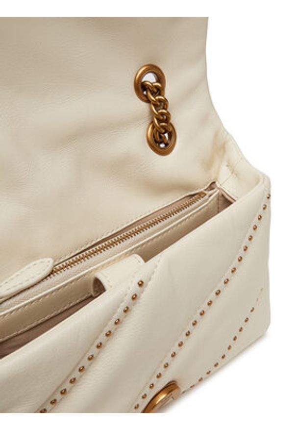 Pinko - PINKO Torebka Love Puff Mini Cl PE 25 PLTT 100039 A26T Écru. Materiał: skórzane