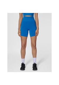 Szorty damskie Hummel Tif bezszwowe. Kolor: niebieski. Sport: fitness, joga i pilates