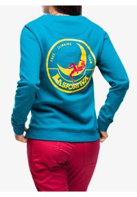 LA SPORTIVA - Bluza wspinaczkowa damska La Sportiva Climbing on the Moon Sweatshirt. Kolor: zielony